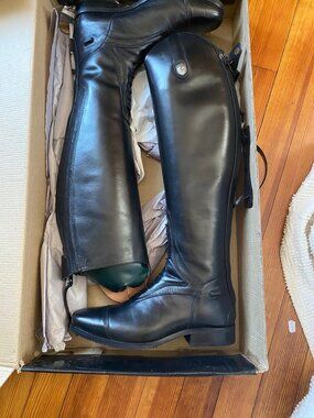 Mountain Horse Venezia Leather Tall Boot - Womens 39 (8.5) - Reg Calf & ReHeight